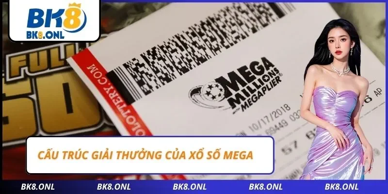 Cấu trúc giải thưởng của xổ số Mega